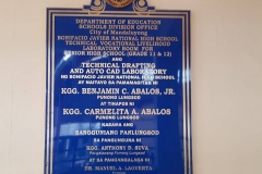 Brigada Eskwela at Bonifacio Javier National High School.